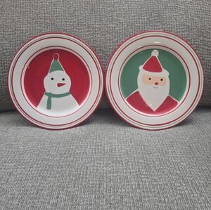 St. Nicholas Square Candy Greetings 9" Plates Set of Two